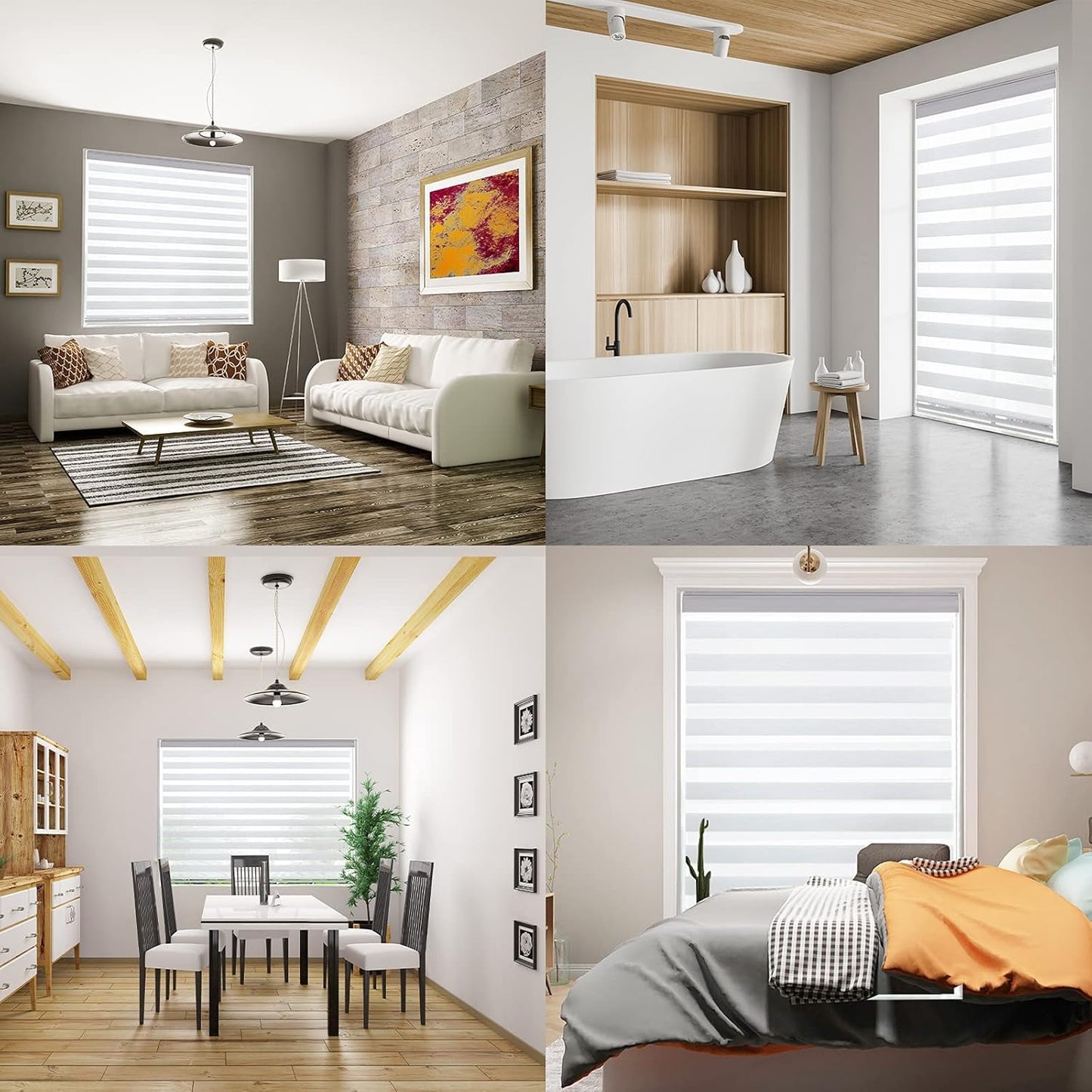 Indoor Window Shades Roller Shades for Windows, Cordless,Linen Fabric,Roller Blinds Home,Office,Bedroom,door,Light Filtering