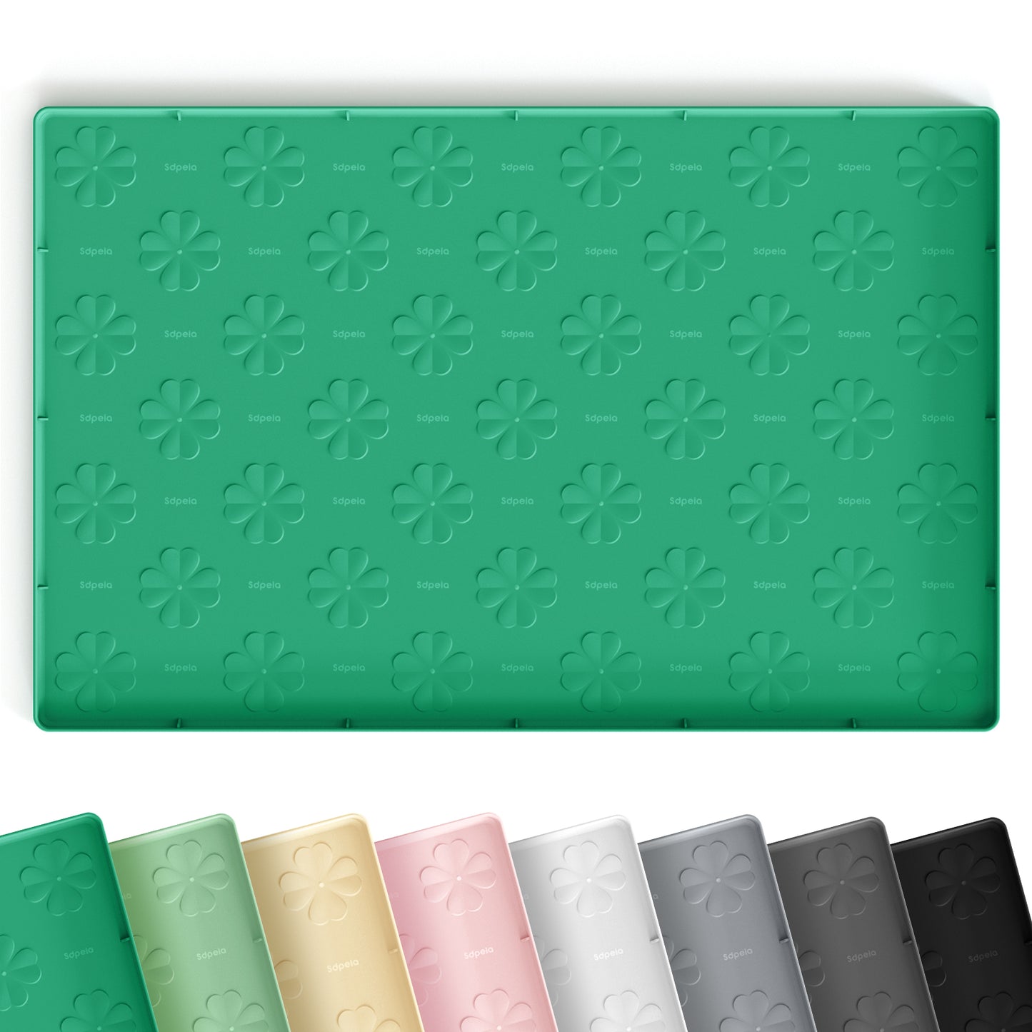 Sdpeia Premium Mats New Under Sink Mat Waterproof 34" x 22"Silicone Shelf Liner Cabinet Liner Drying Mat for Home Kitchen & Bathroom Laundry Cabinets Protector Organizers and Storage