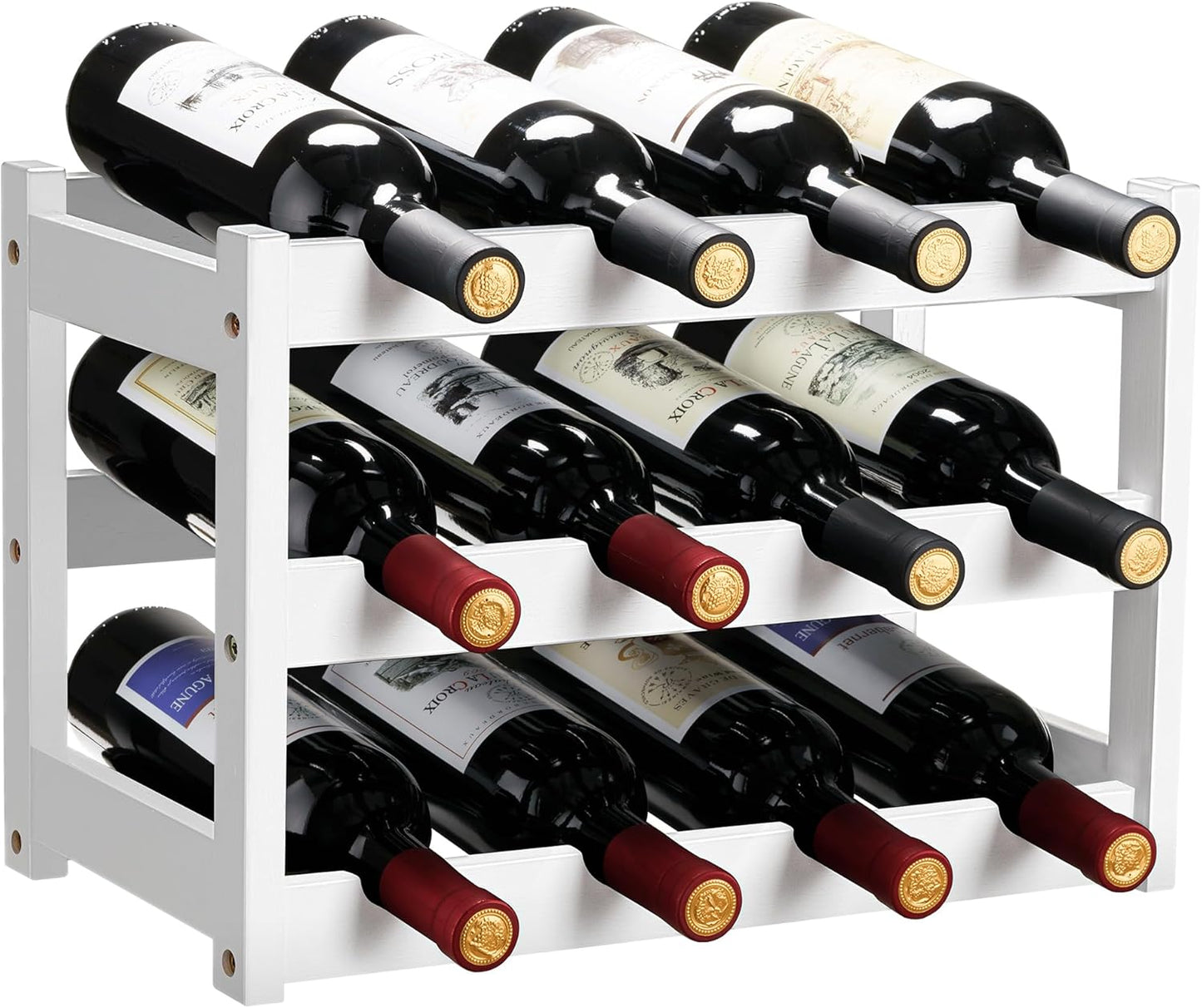 Sdpeia Bottle Rack, Sturdy and Durable Wine Storage Cabinet Shelf, Bottle Racks Countertop for Pantry, Kitchen